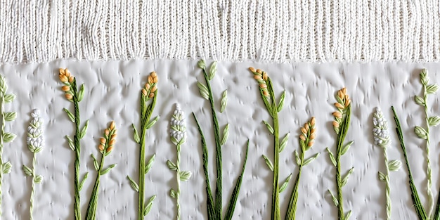 Kolekcia vyšívaných polí